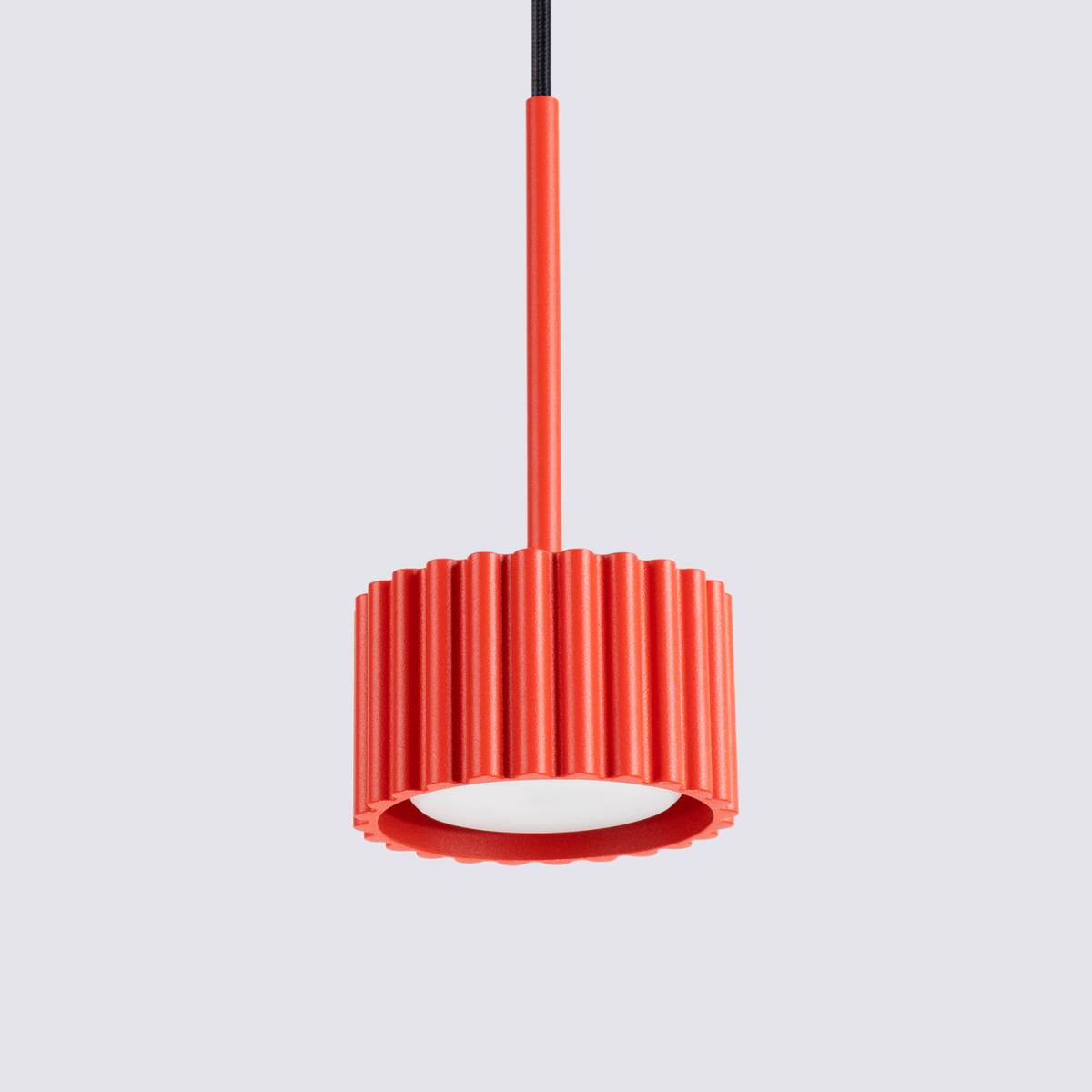 Sollux Lámpara colgante AURA 1 rojo Gx53 