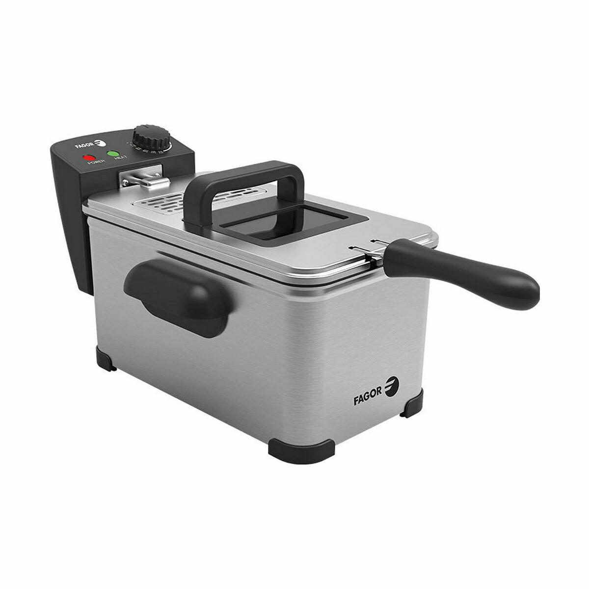 Freidora Fagor FGE3301 2000 W 3 L Gris