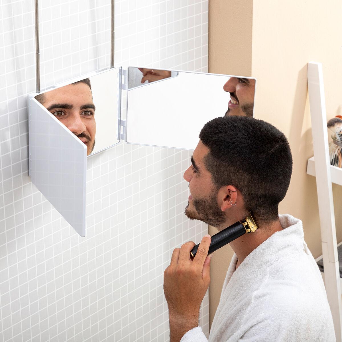 Espejo para Baño con Luz LED y Visión 360º SelfKut InnovaGoods