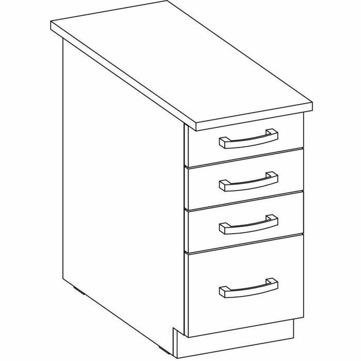 Mueble Auxiliar 60 x 40 x 80,4 cm Gris