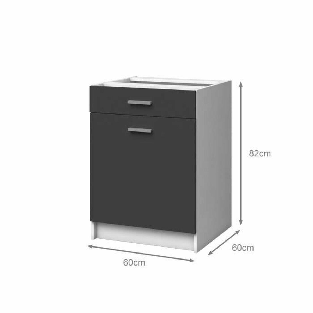Mueble Auxiliar 60 x 60 x 82 cm Gris