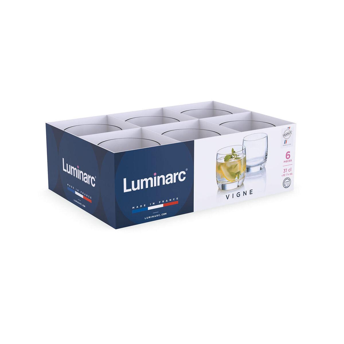 Vaso Luminarc Vigne Transparente Vidrio 310 ml (24 Unidades)