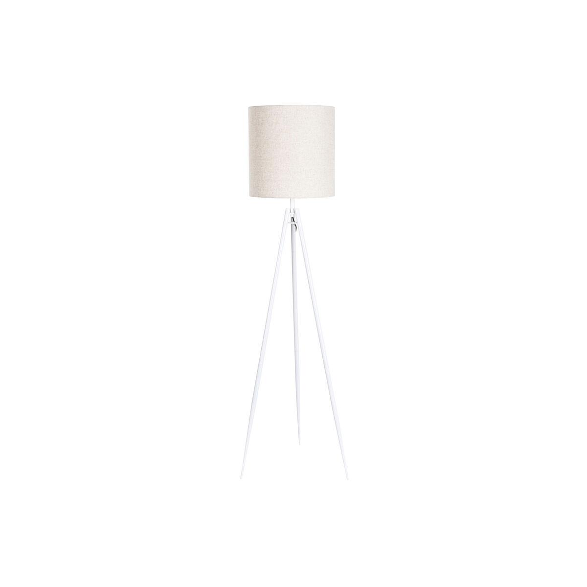 Lámpara de Pie DKD Home Decor 52 x 52 x 168 cm Beige Metal Blanco 220 V 50 W