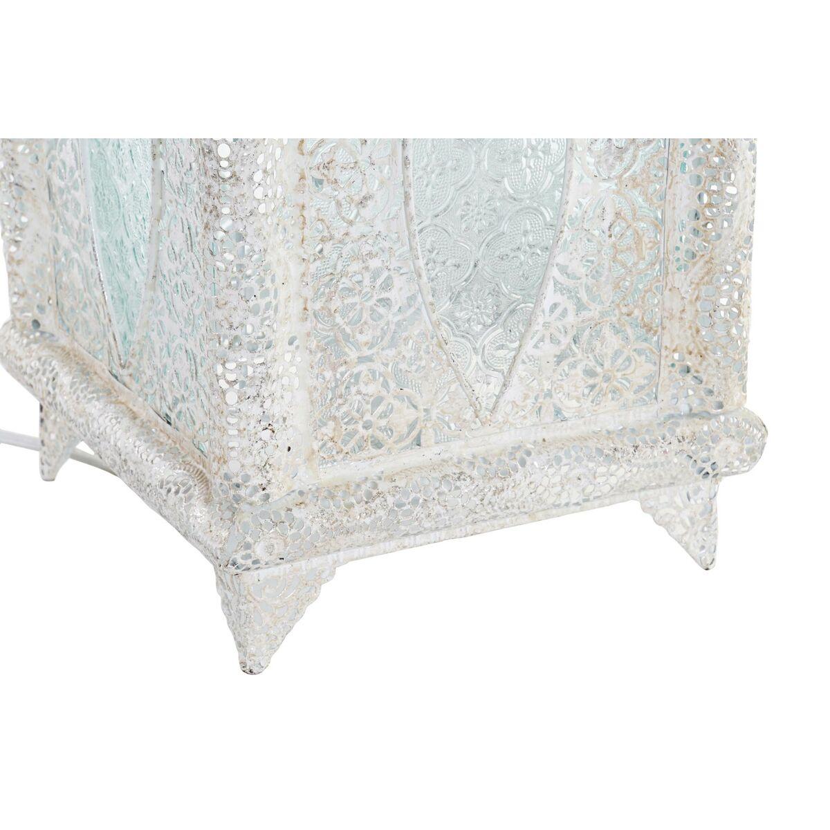 Lámpara de mesa DKD Home Decor 21,5 x 21,5 x 51 cm Cristal Dorado Metal