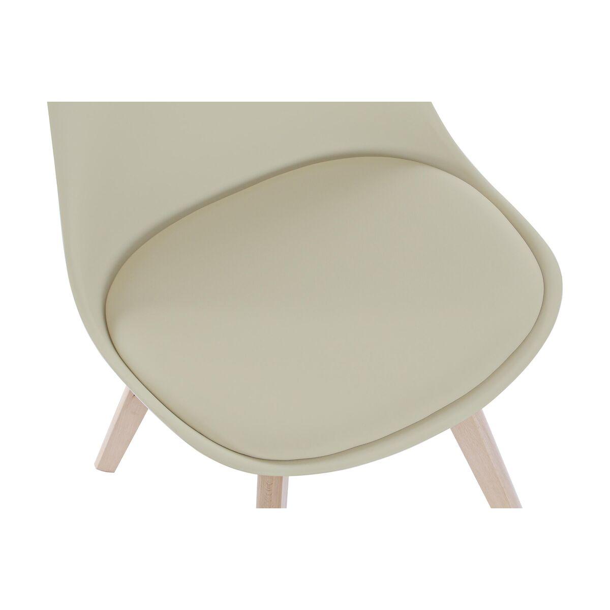 Silla DKD Home Decor 48 x 54 x 82 cm Beige Polipropileno Haya