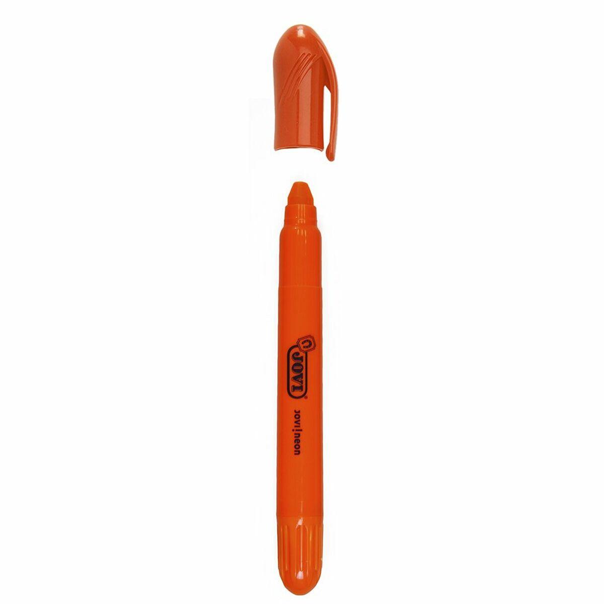 Marcador Fluorescente Jovi Jovi!neon Naranja 12 Piezas