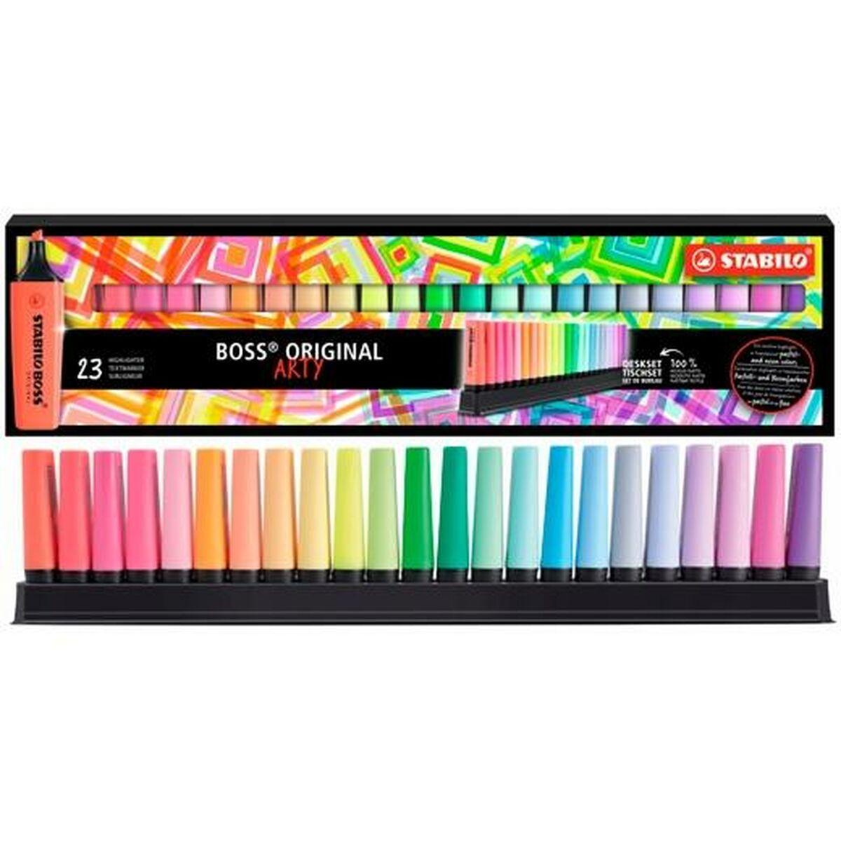 Set de Marcadores Fluorescentes Stabilo BOSS ORIGINAL 23 Piezas Multicolor 3 Piezas