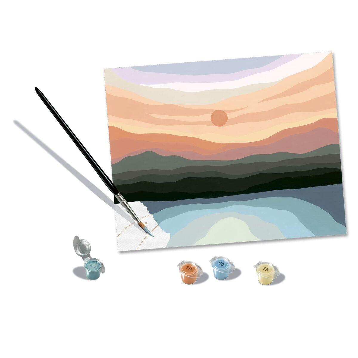 Set de Pintura por Números Ravensburger Minimalistic Landcape 30 x 24 cm