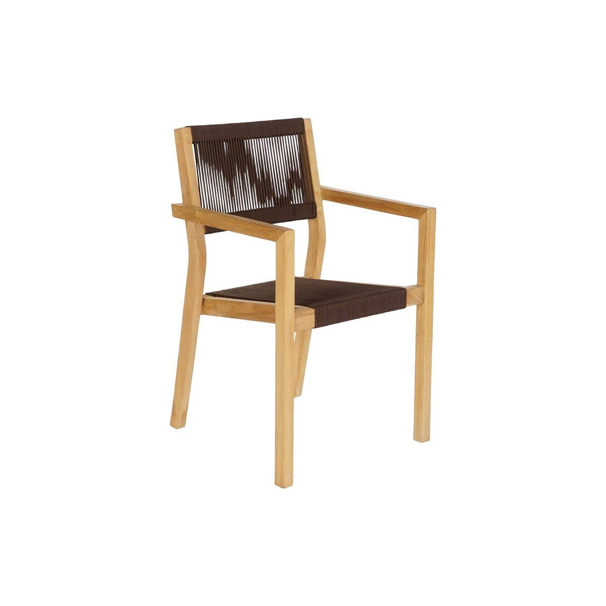 Conjunto de Mesa con 4 Sillas DKD Home Decor 90 x 90 x 75 cm