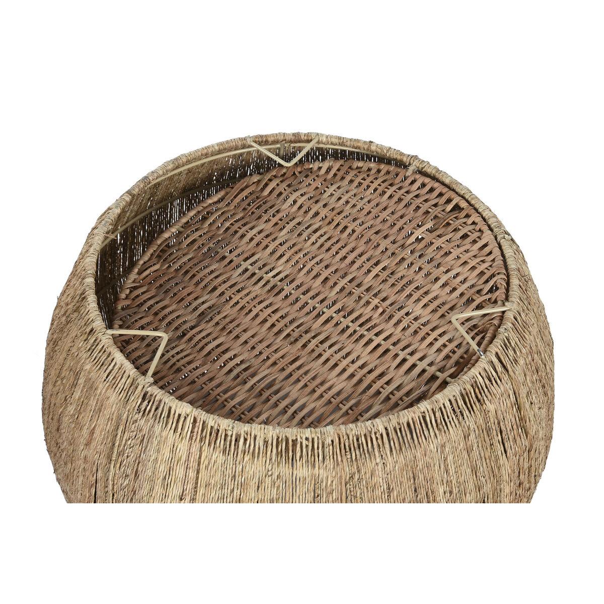 Juego de Cestas DKD Home Decor 55 x 55 x 45 cm Tropical Jute