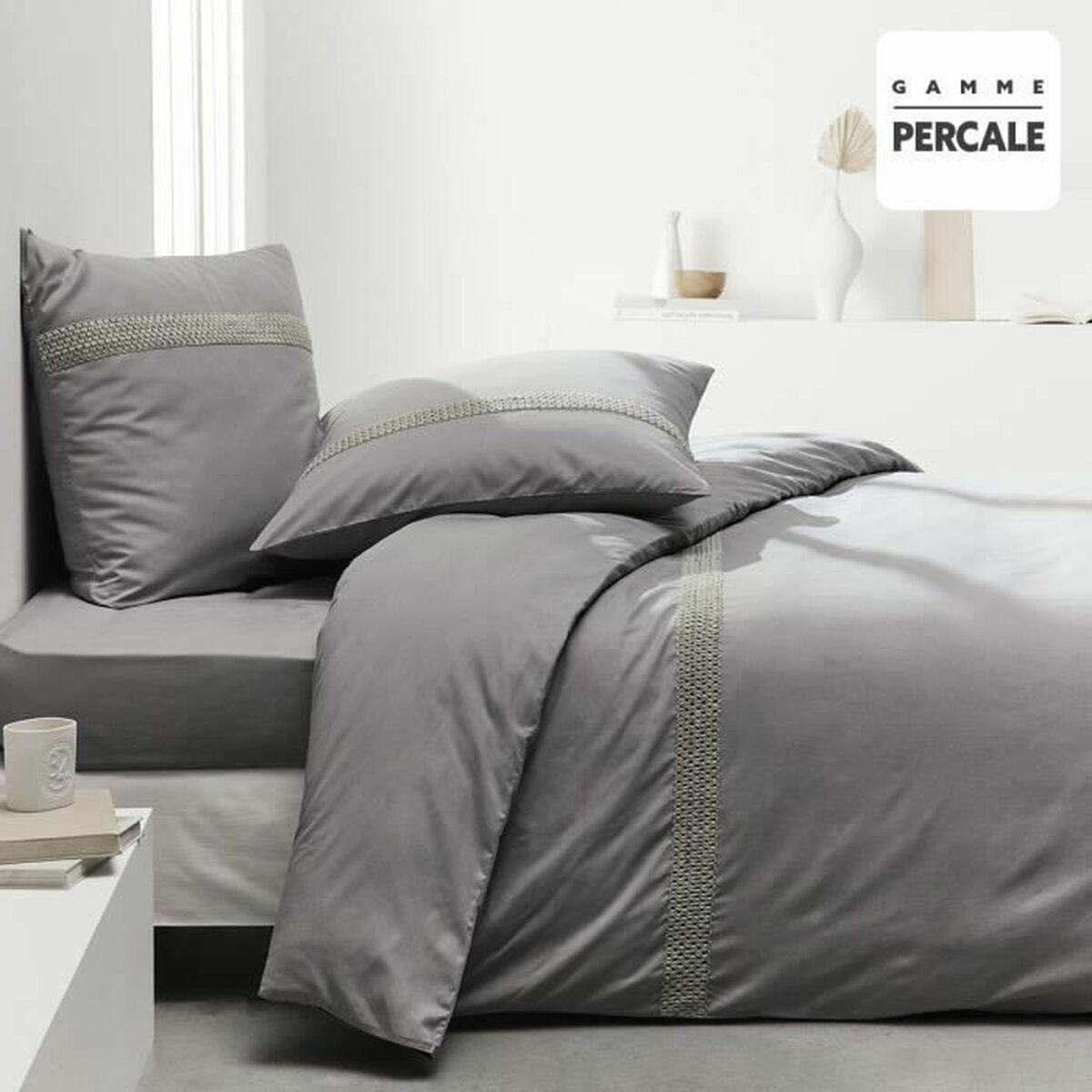 Juego de funda nórdica TODAY Percale Gris 220 x 240 cm