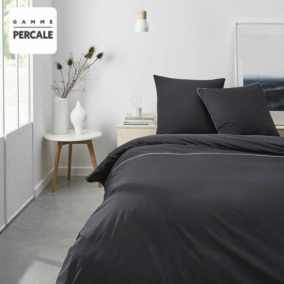 Juego de funda nórdica TODAY Prestige Negro Gris Antracita 220 x 240 cm
