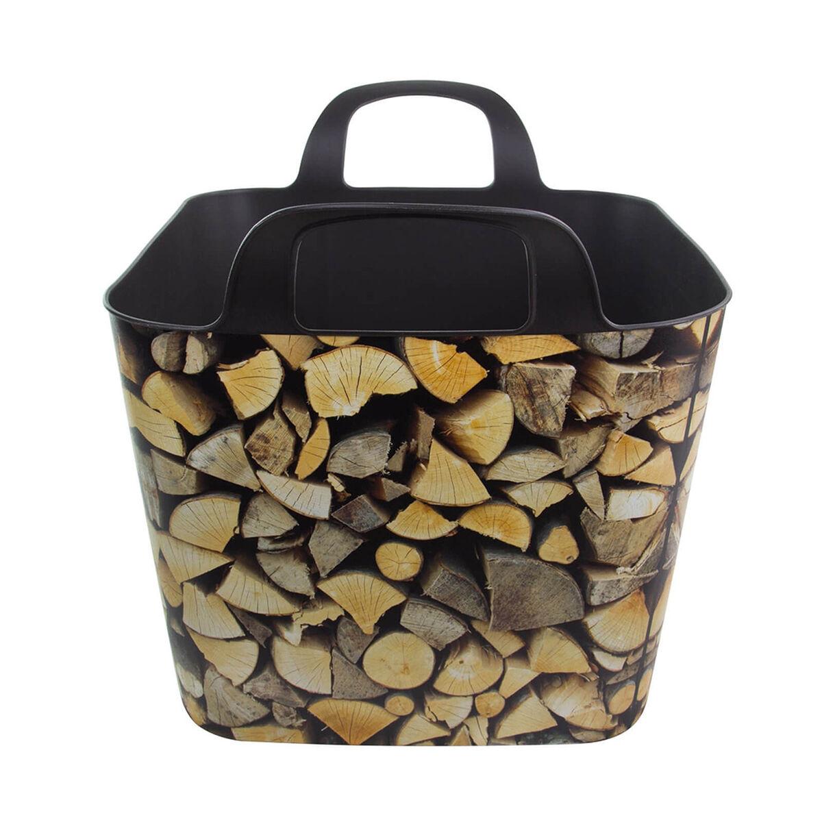 Cesta para leña