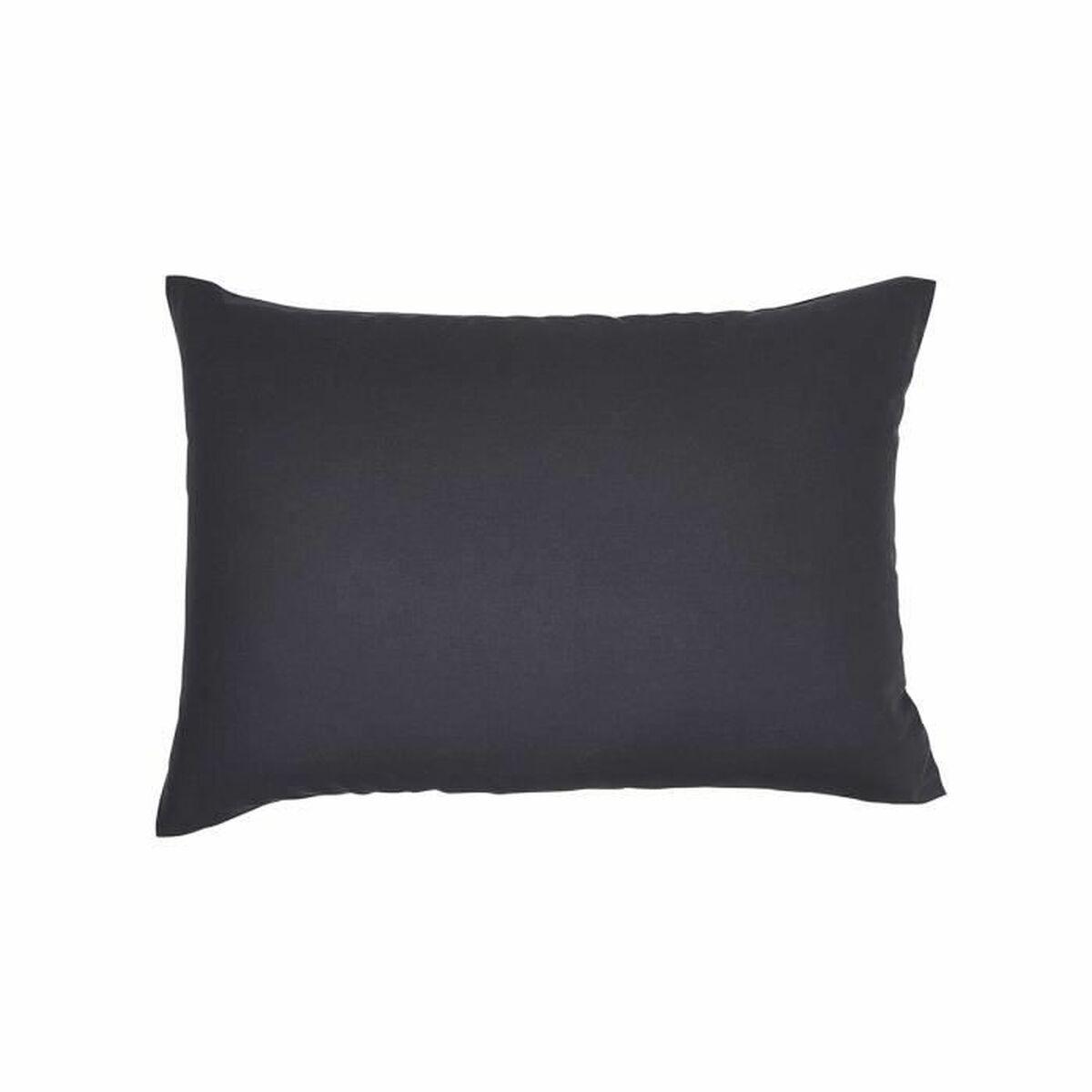 Funda de almohada TODAY Essential Negro 50 x 70 cm Antracita