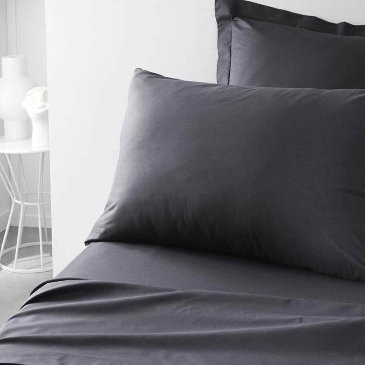 Funda de almohada TODAY Essential Negro 50 x 70 cm Antracita