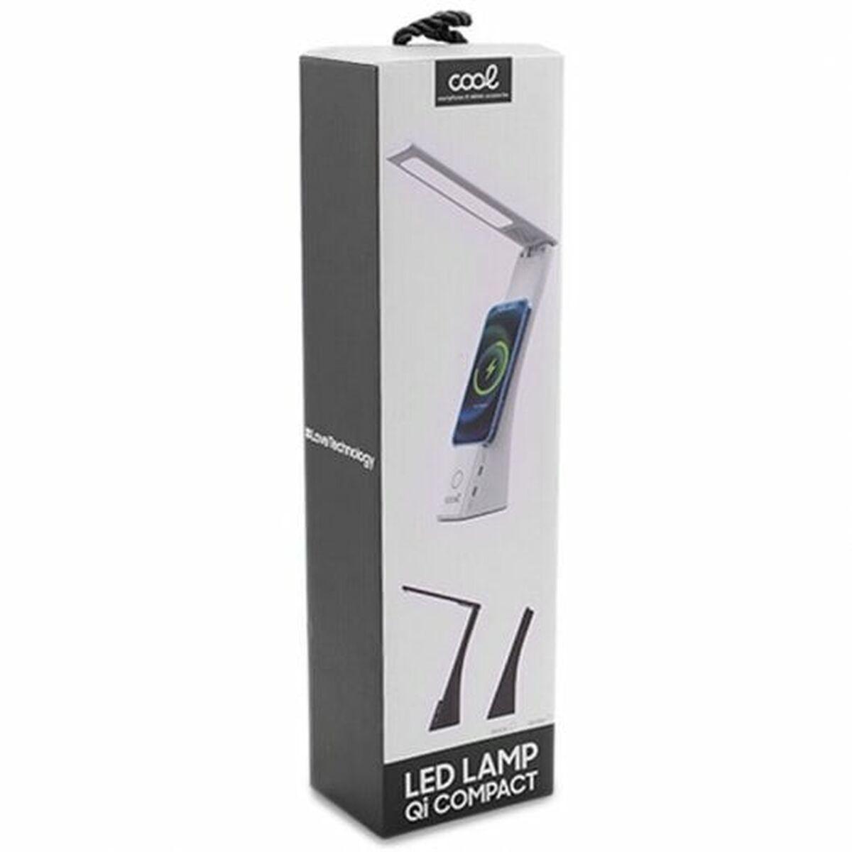 Flexo/Lámpara de escritorio Cool Compact 15 W Blanco Plástico