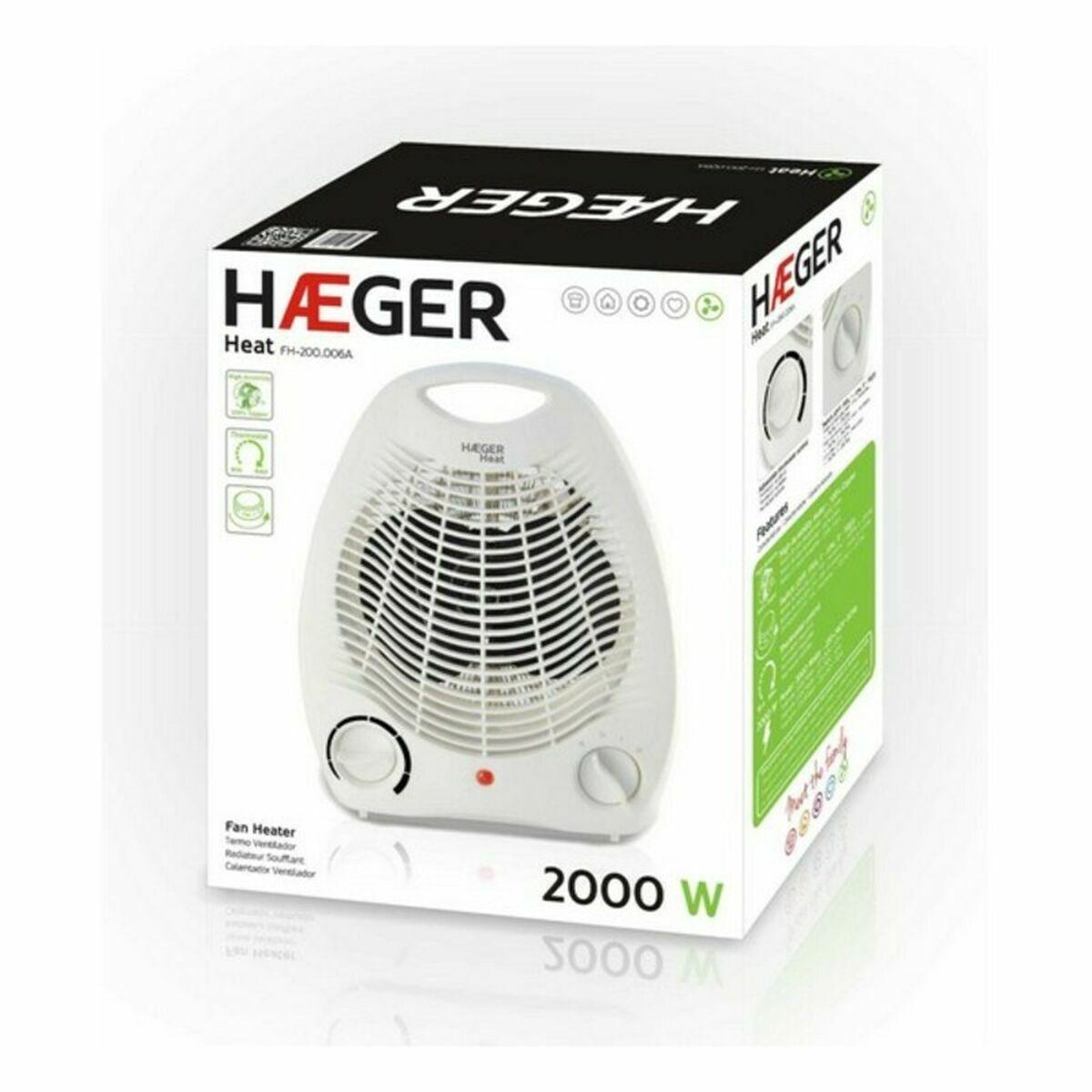 Termoventilador Portátil Haeger FH-200.006A Blanco 2000 W