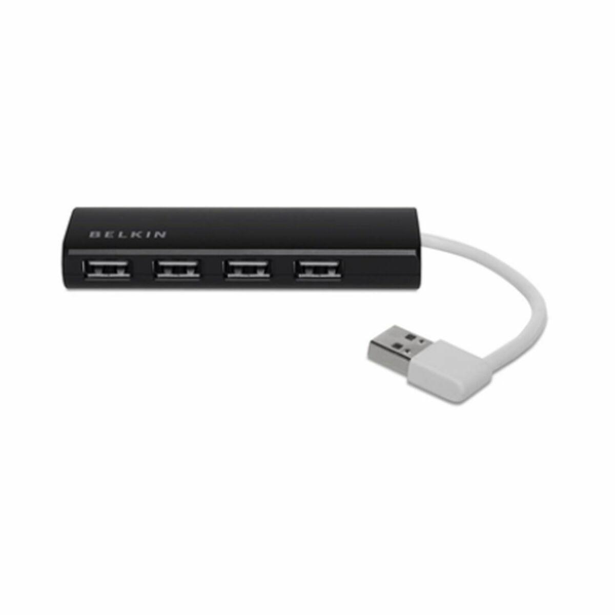 Hub USB 4 Puertos Belkin F4U042BT Negro