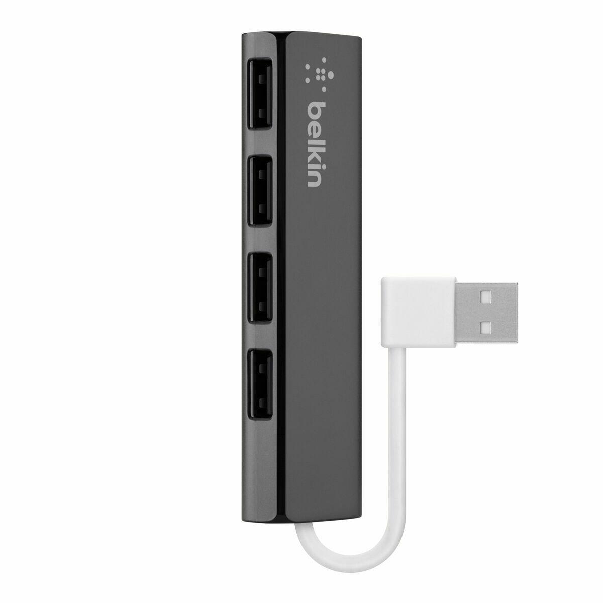 Hub USB 4 Puertos Belkin F4U042BT Negro