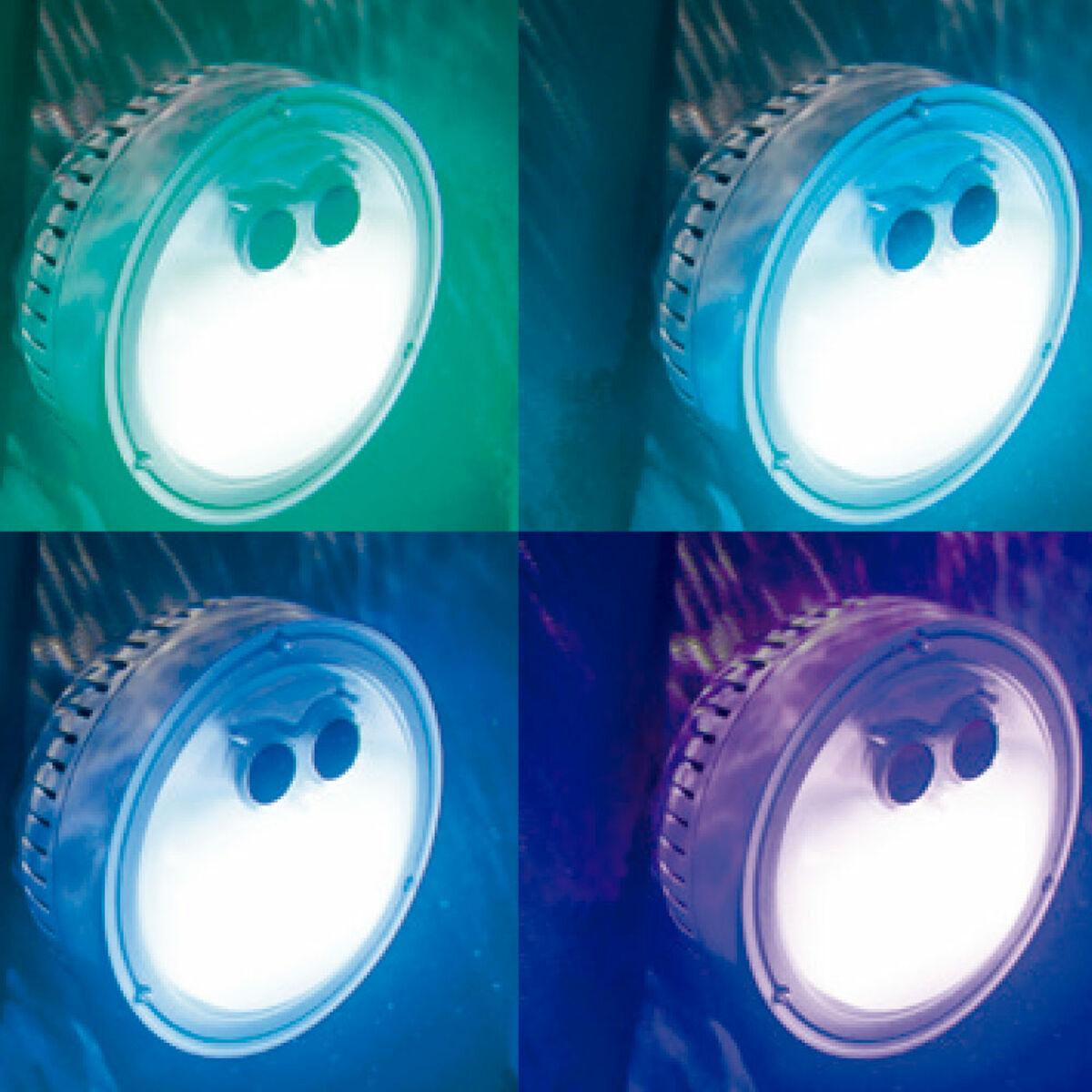 Luz de piscina Intex 28503 12 x 12 x 6,5 cm Multicolor (8 Unidades)