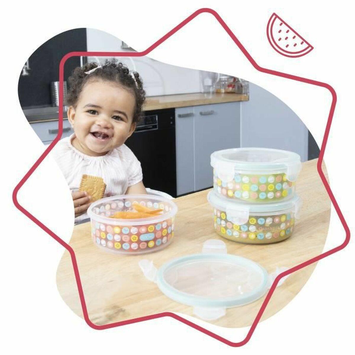 Set de Fiambreras Badabulle 3 x 500 ml