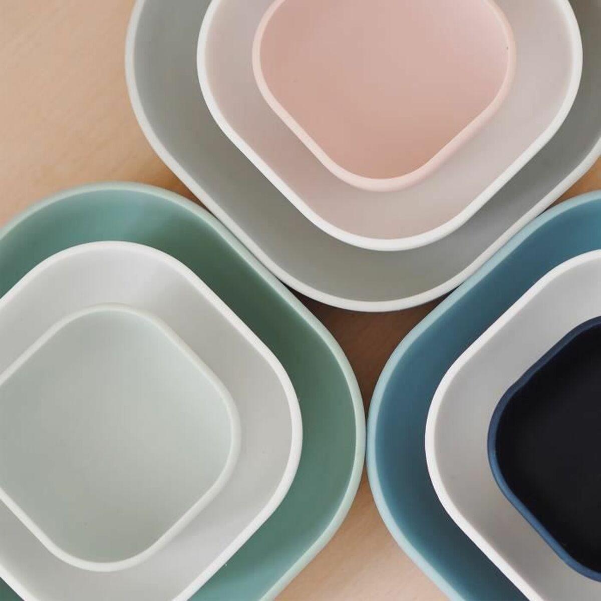 Set de Recipientes para Comida de Bebé Béaba 3 Piezas Silicona Verde