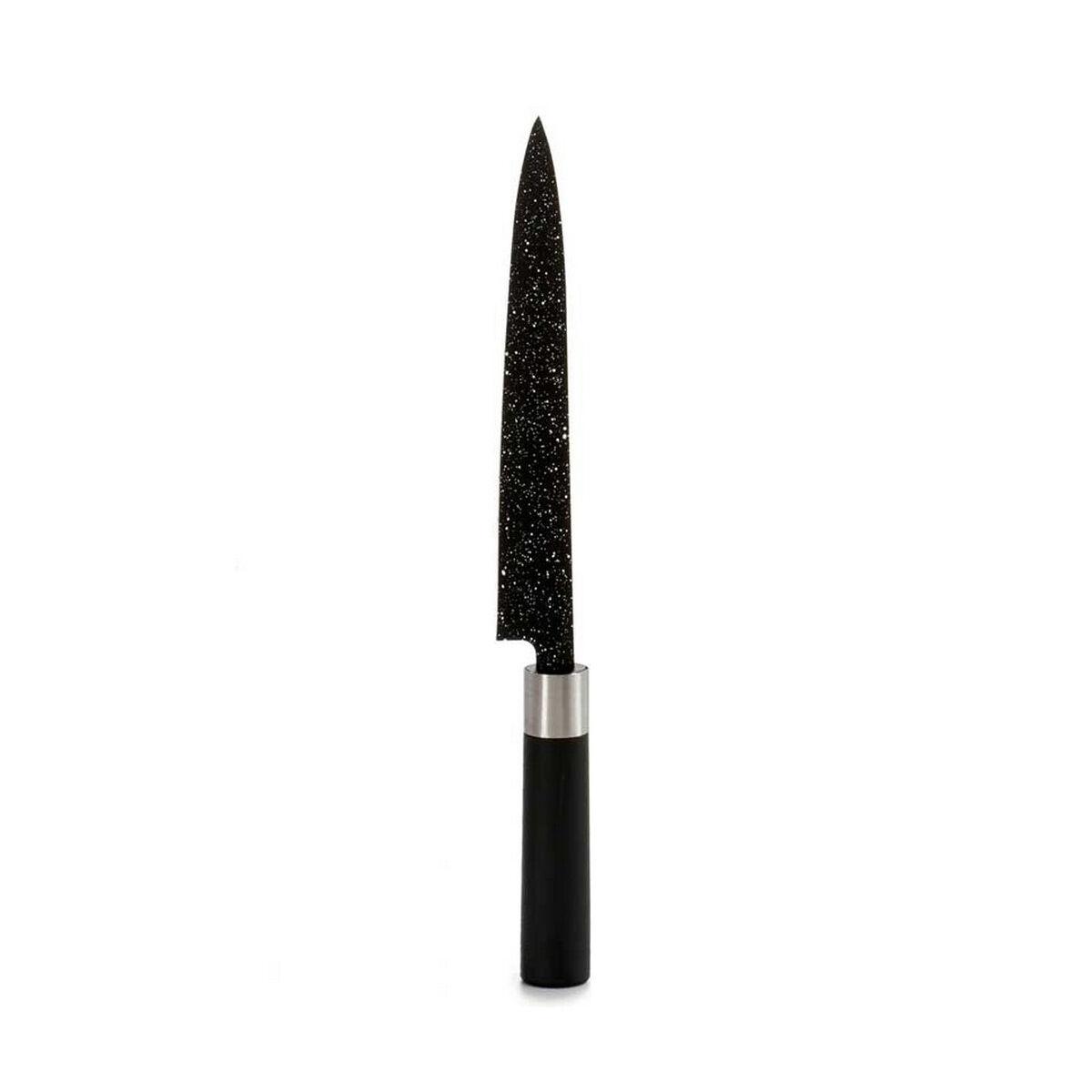 Cuchillo de Cocina Kinvara KT11-5604M02 Negro Plateado Acero Inoxidable Plástico 3,5 x 33,3 x 2,2 cm Mármol (12 Unidades)