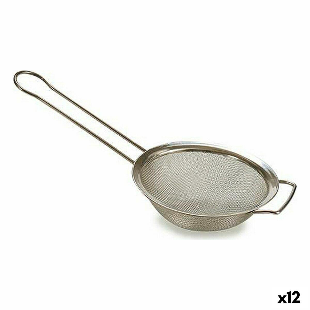Colador Kinvara 08746 Plateado Acero Inoxidable Ø 14 cm (12 Unidades)