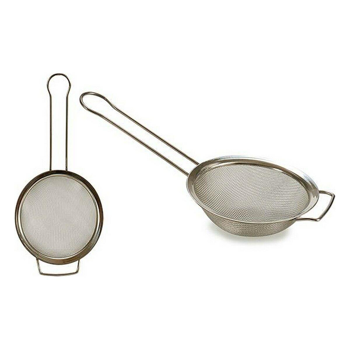 Colador Kinvara 08746 Plateado Acero Inoxidable Ø 14 cm (12 Unidades)