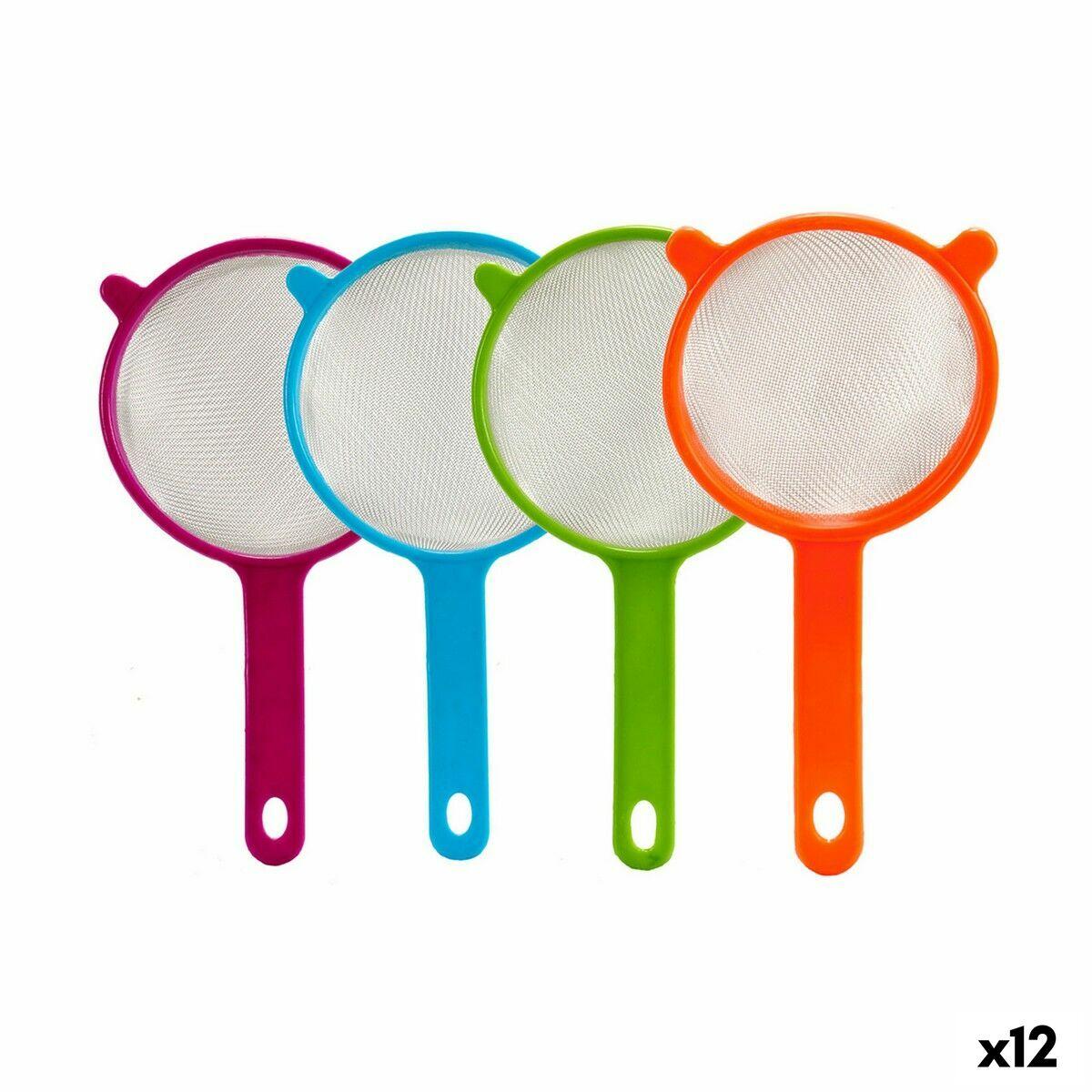 Colador Kinvara 22228 Azul Verde Morado Naranja Aluminio Polipropileno Plástico Ø 16 cm (12 Unidades)