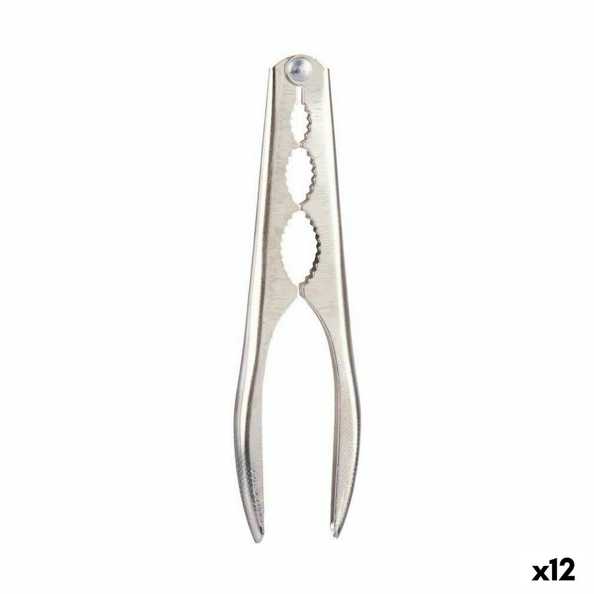 Cascanueces Kinvara 23004 Plateado Acero 16,5 x 1,5 x 4,5 cm (12 Unidades)