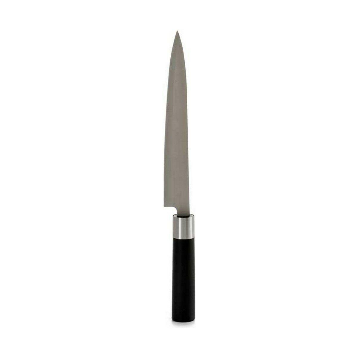 Cuchillo de Cocina Kinvara KT11-5604S02 Negro Plateado Acero Inoxidable Plástico 3,5 x 33,5 x 2,2 cm (12 Unidades)