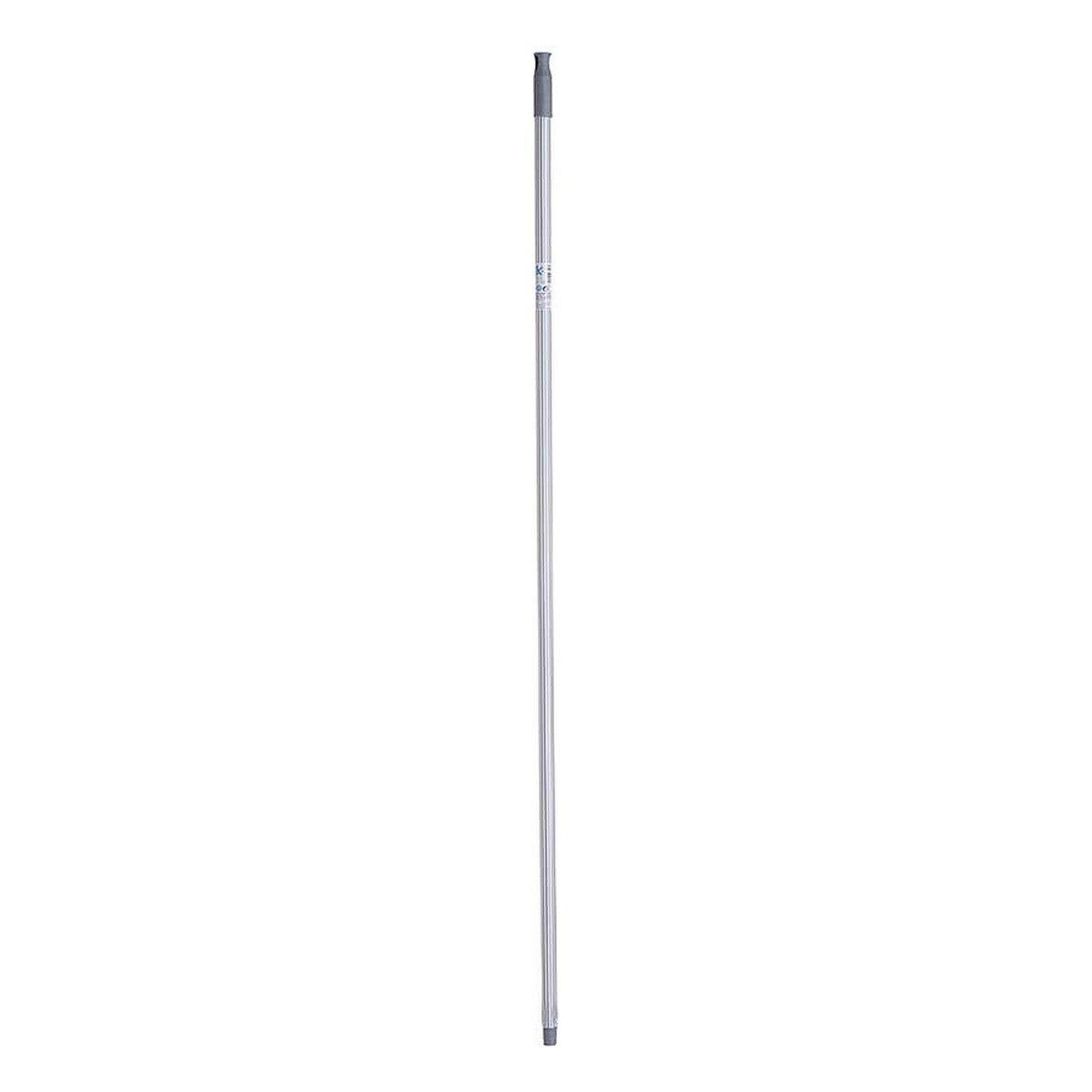 Palo para Escoba Rayas 2,3 x 130 x 2,3 cm Gris Metal (12 Unidades)