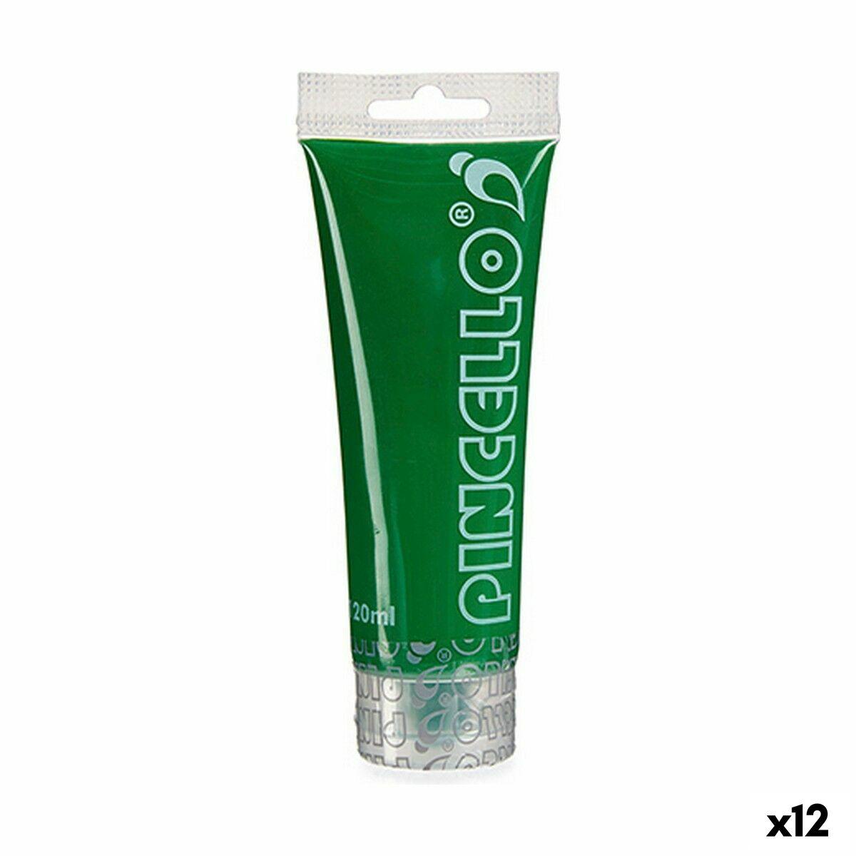 Pintura acrílica Pincello AC120-3 Verde oscuro 120 ml (12 Unidades)