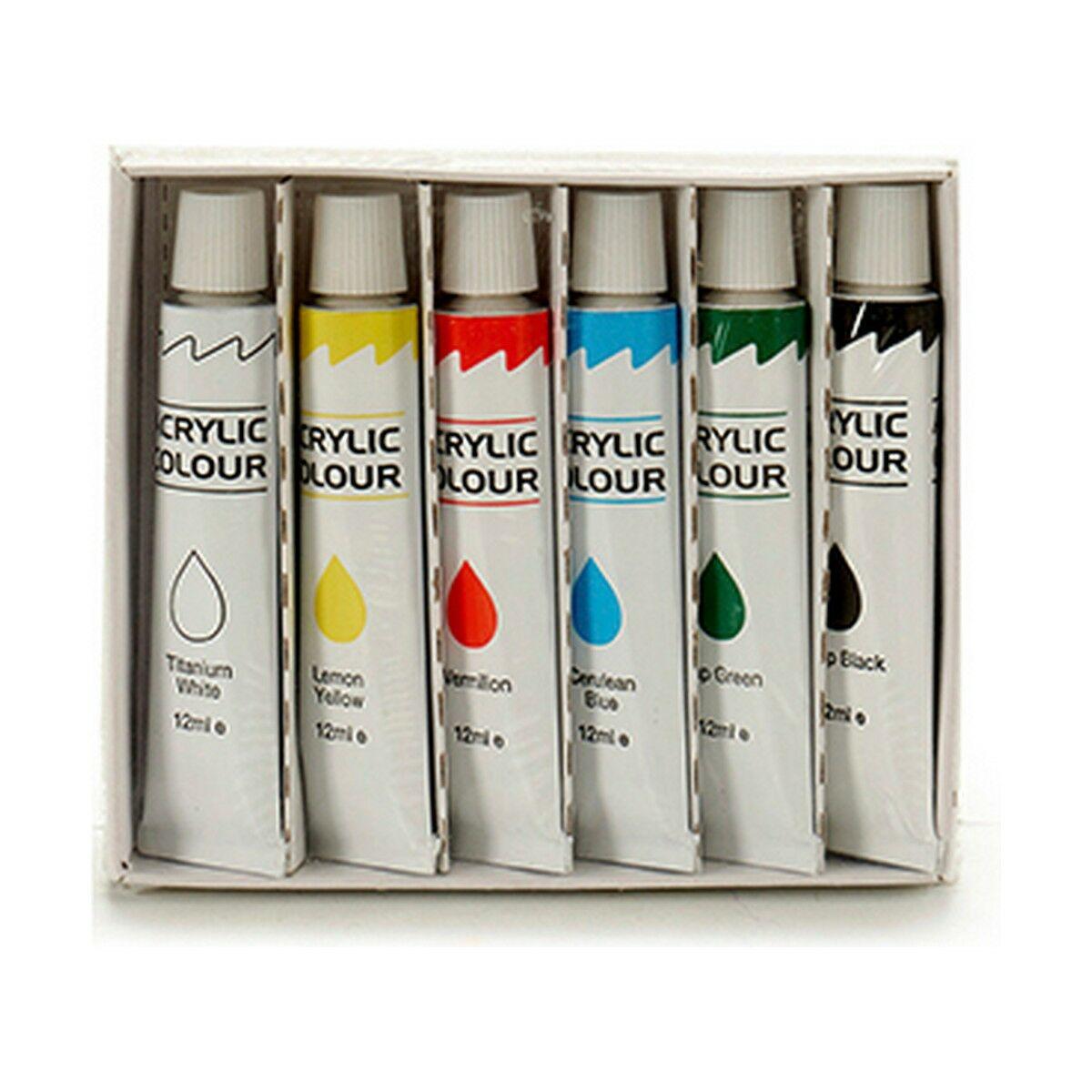 Set de pintura Pincello AC1206 Multicolor 12 ml Pintura acrílica (12 Unidades)
