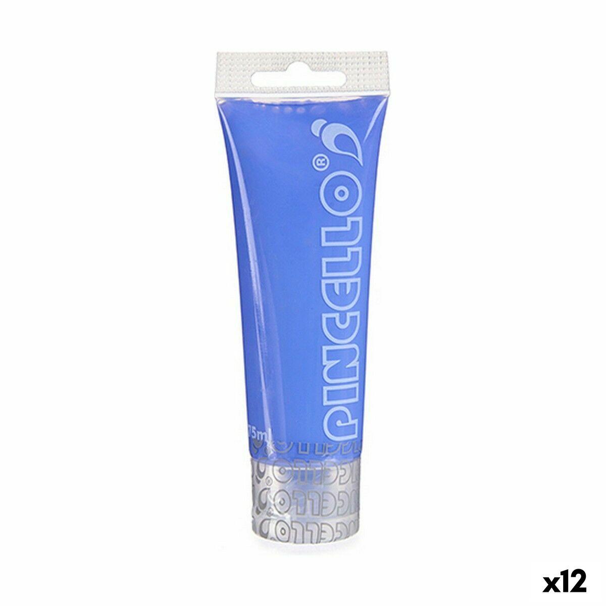Pintura acrílica Pincello Neon Morado 75 ml (12 Unidades)