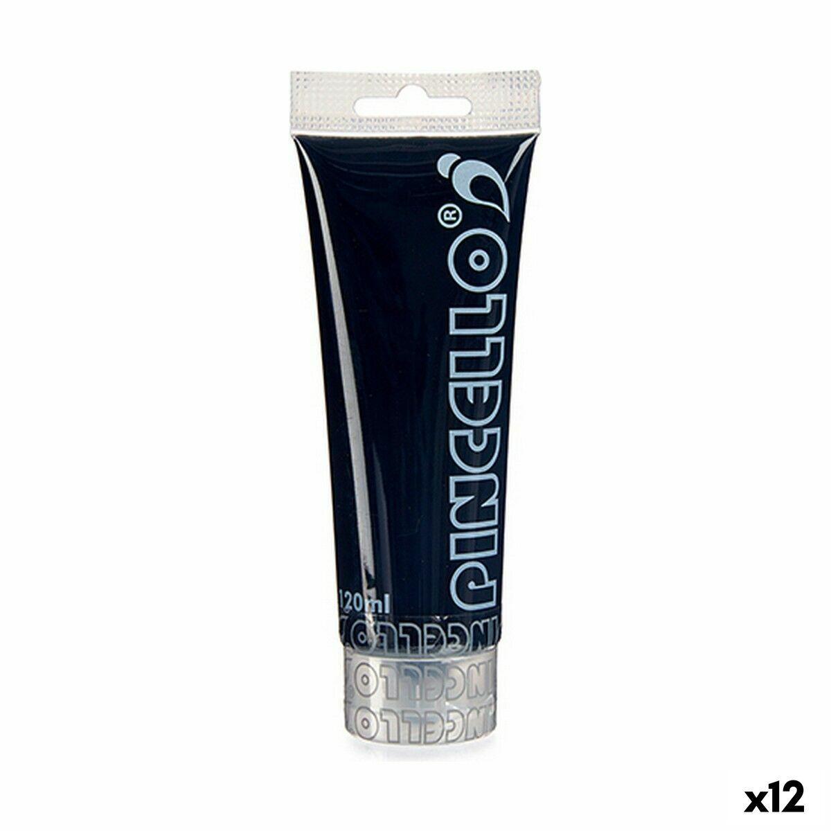 Pintura acrílica Pincello AC120-12 Negro 120 ml (12 Unidades)