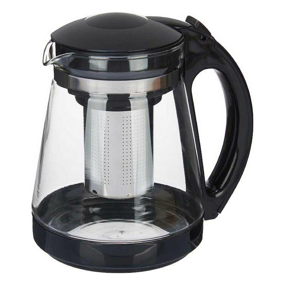Tetera Vivalto PW-JY518/BHA1 Negro Transparente Vidrio Acero Inoxidable Plástico 1,8 L (6 Unidades)