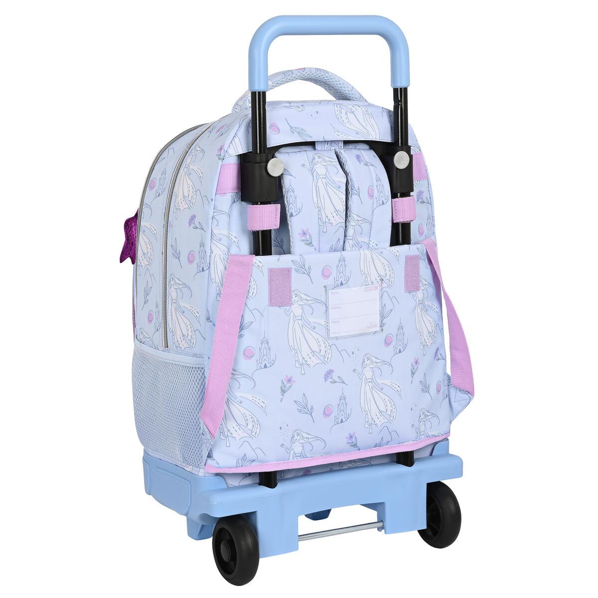 Mochila Escolar con Ruedas Frozen Believe Lila 33 X 45 X 22 cm