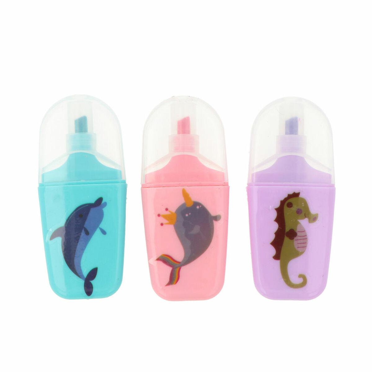 Set de Marcadores Fluorescentes Inca   Océano (3 Unidades)