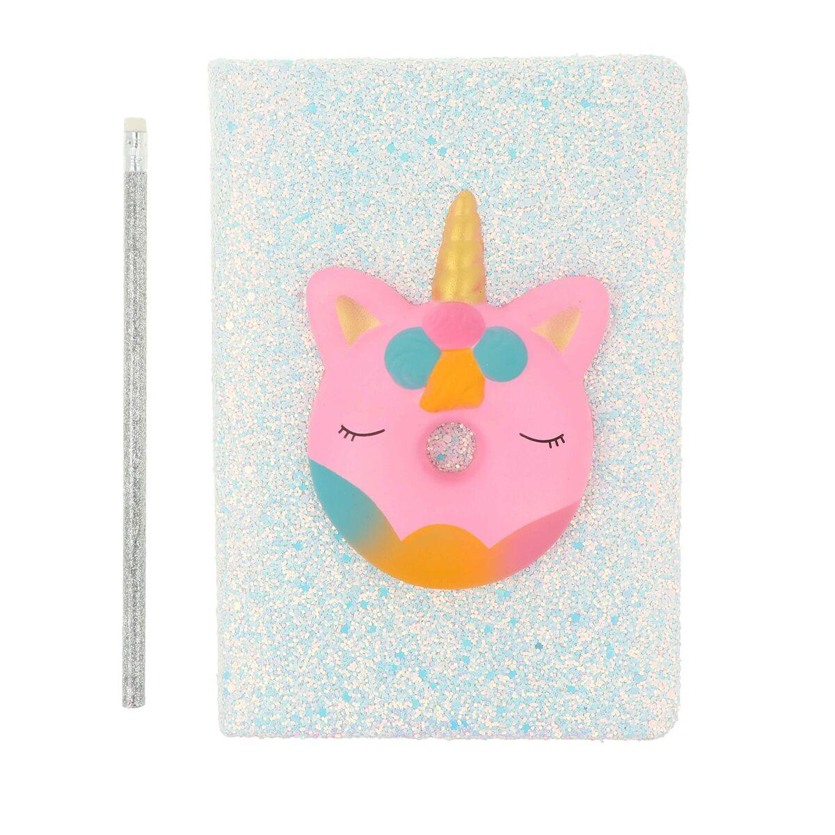 Cuaderno de Notas Inca   Plateado Unicornio
