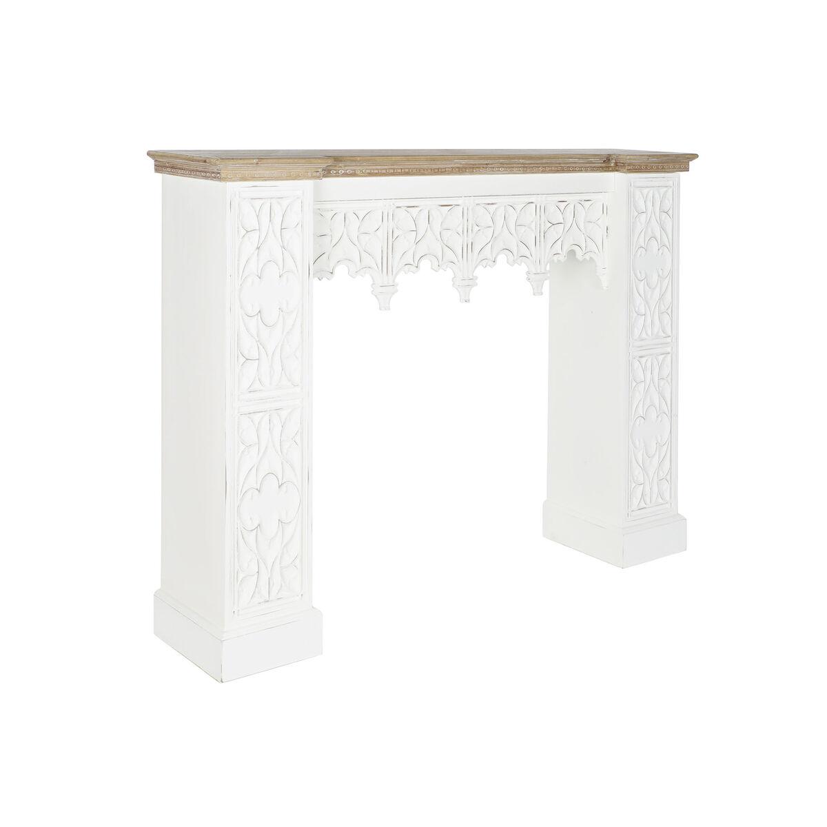 Frontal de chimenea DKD Home Decor 137,5 x 29,5 x 106,5 cm Abeto Madera MDF