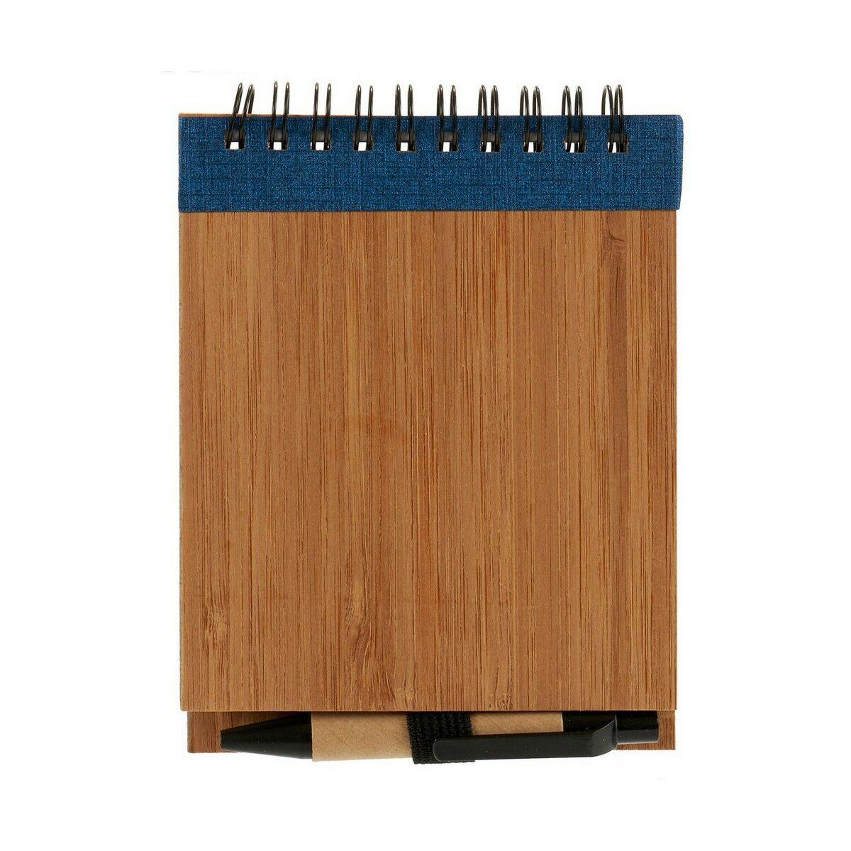 Libreta de Anillas con Bolígrafo Pincello AR1810135 1 x 10 x 13 cm Bambú (24 Unidades)