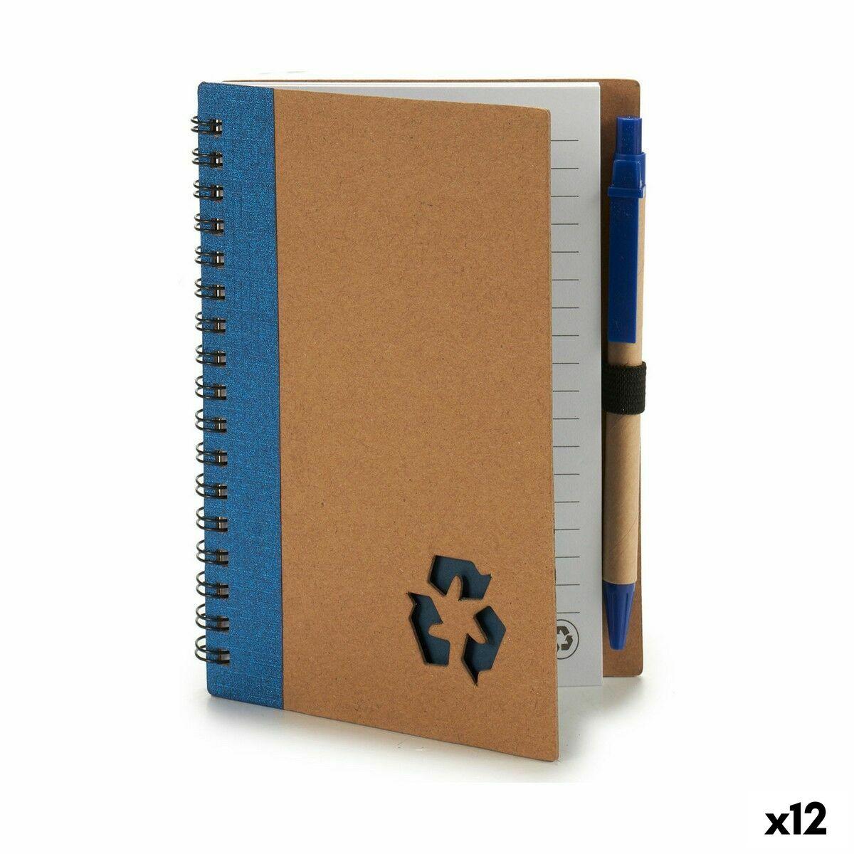 Libreta de Anillas con Bolígrafo Pincello AR1810129 1 x 16 x 12 cm Cartón Reciclado (12 Unidades)