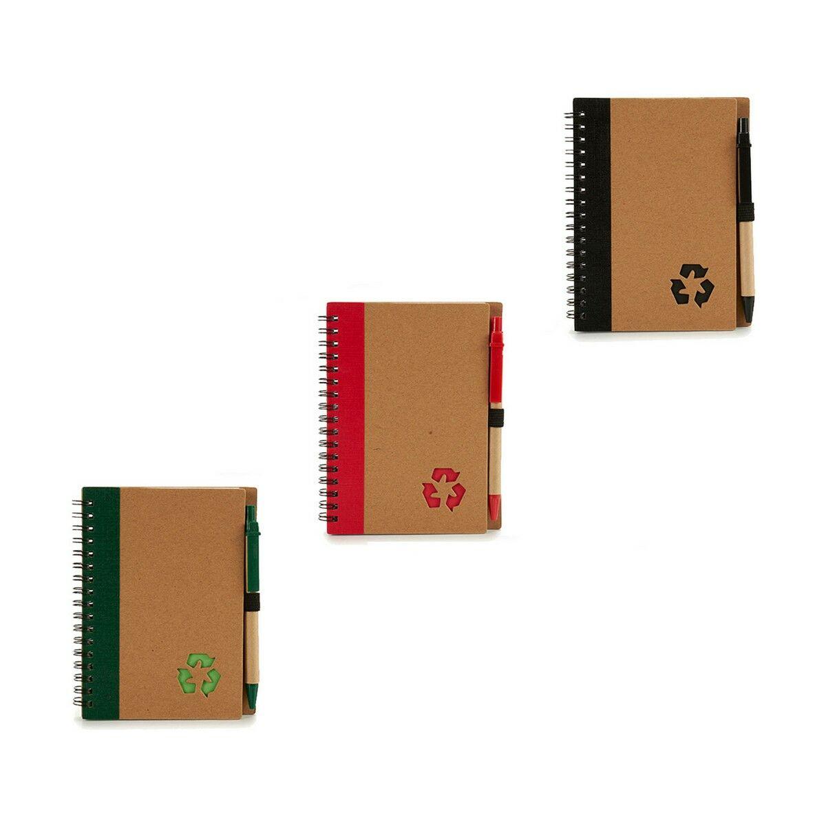 Libreta de Anillas con Bolígrafo Pincello AR1810129 1 x 16 x 12 cm Cartón Reciclado (12 Unidades)