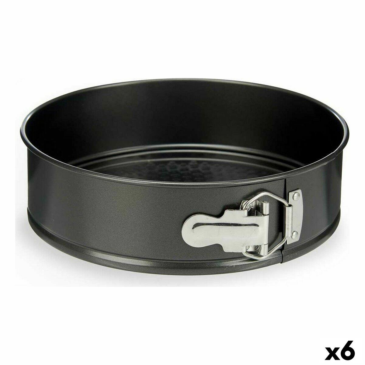 Molde Desmontable Kinvara CK62863-5 Gris oscuro Metal Acero al carbono 24 x 7 x 24 cm Desmontable (6 Unidades)