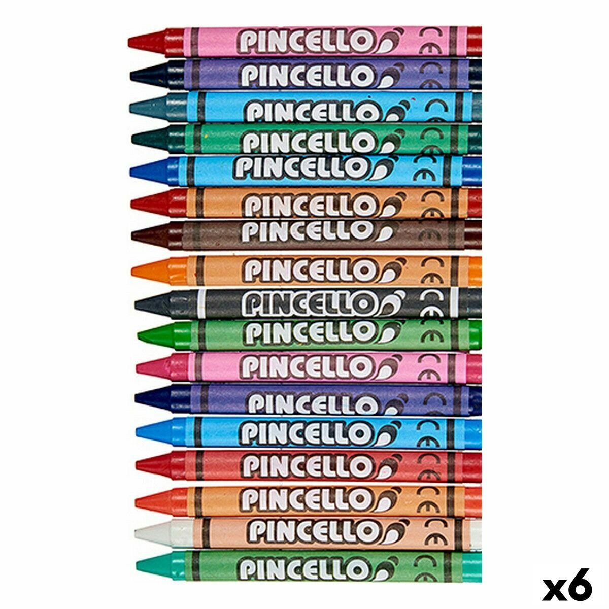 Ceras de colores Pincello 36C Multicolor (6 Unidades)
