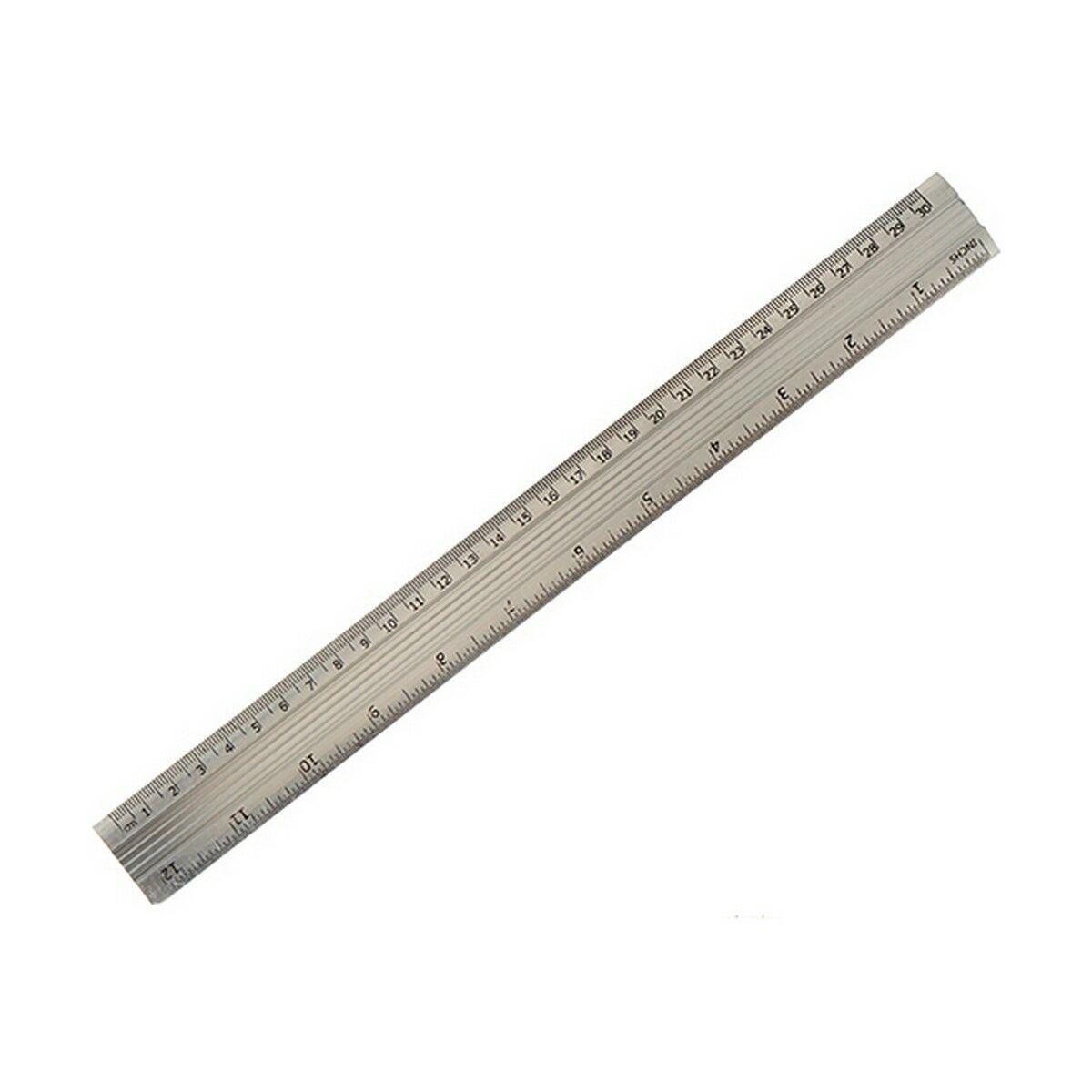Regla Pincello AR1607007 Plateado Aluminio 0,5 x 35,5 x 4 cm (12 Unidades)