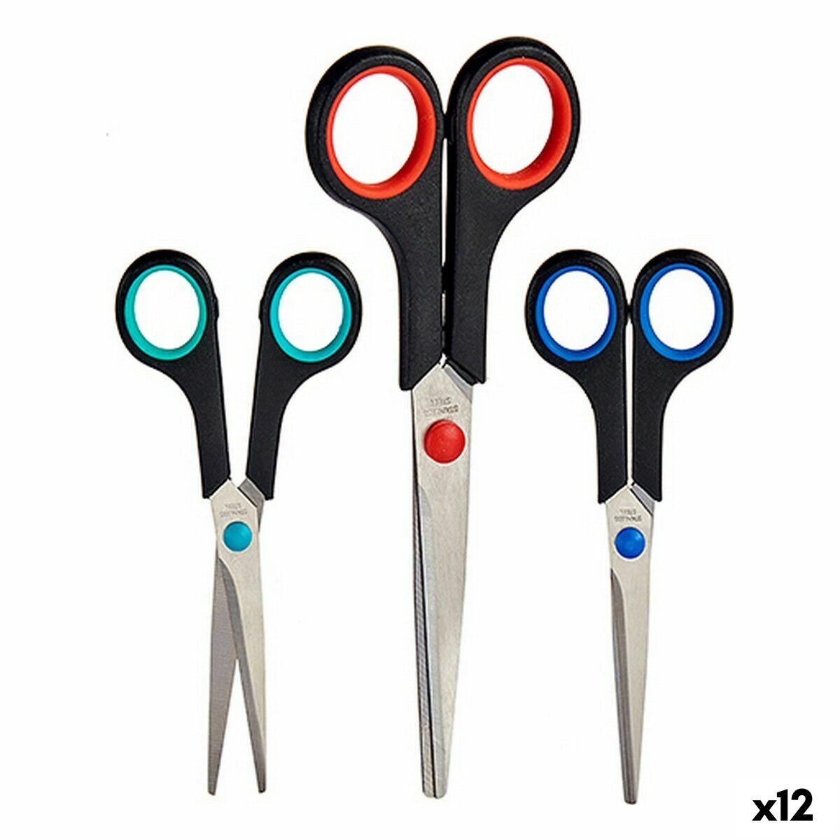 Tijeras Pincello AR1607051 Amarillo Azul Rojo Metal Plástico 1 x 21,5 x 7,5 cm (12 Unidades)