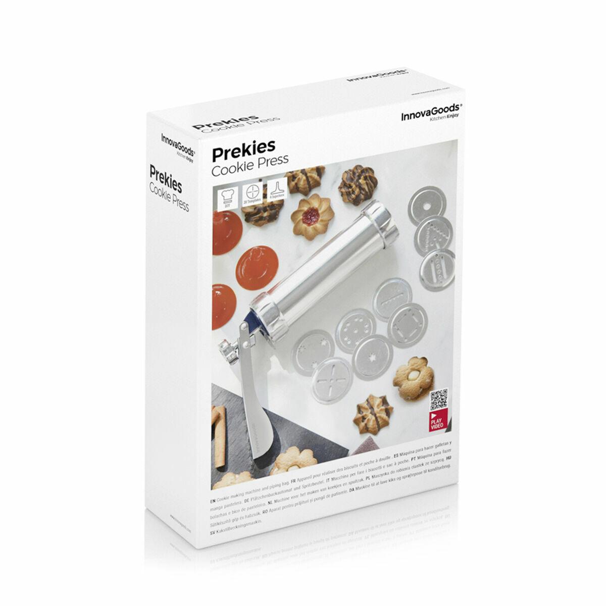 Máquina para Hacer Galletas y Manga Pastelera 2 en 1 Prekies InnovaGoods (Reacondicionado B)